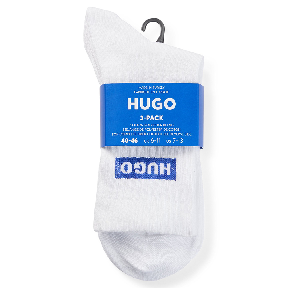 HUGO ΚΑΛΤΣΕΣ 3P QS BLUE LOGO CC 50523025 3