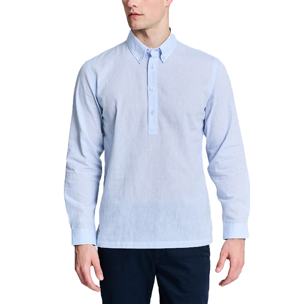 STAFF GALLERY Trevor Man  Longsleeve  70% Co 30%Linen 1