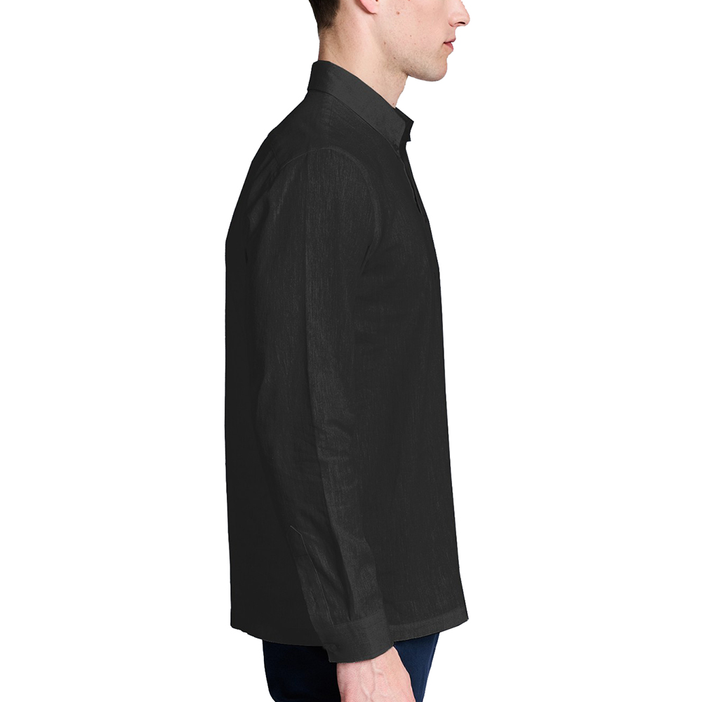 STAFF GALLERY Trevor Man  Longsleeve  70% Co 30%Linen 2