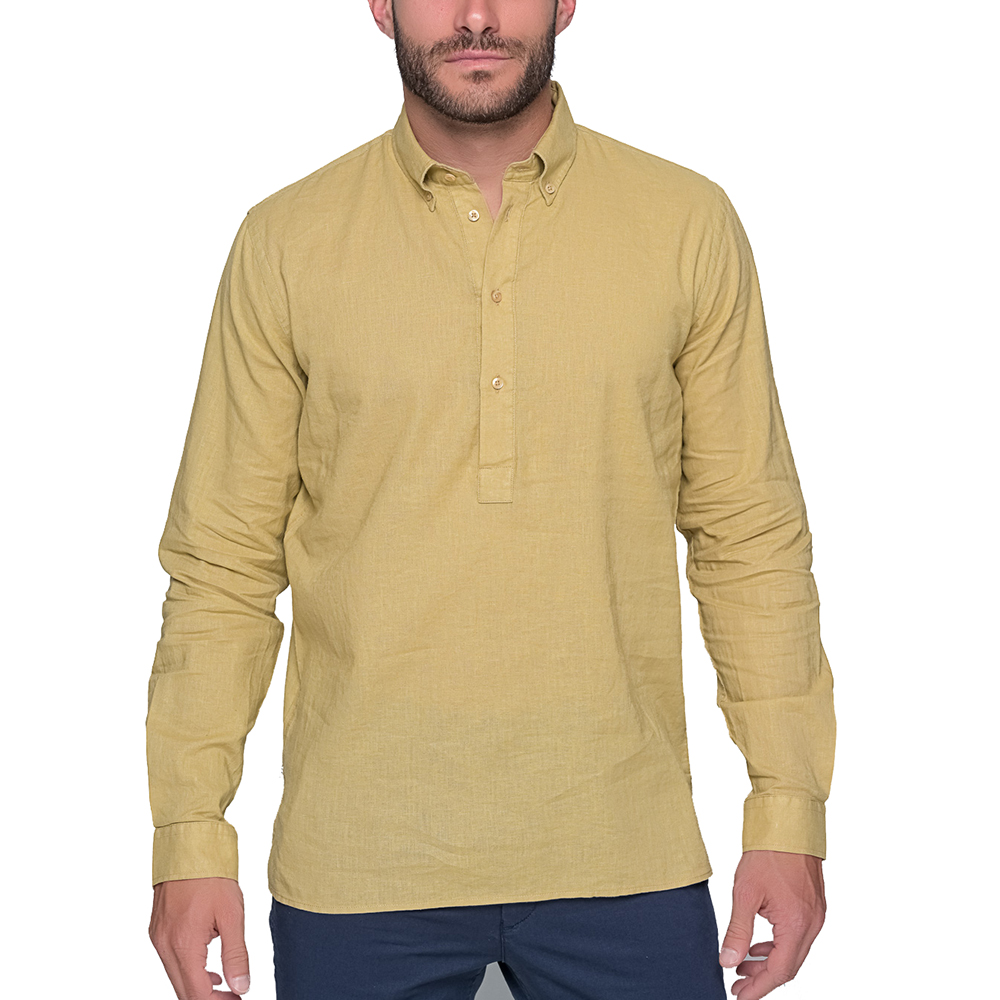 STAFF GALLERY Trevor Man  Longsleeve  70% Co 30%Linen 1