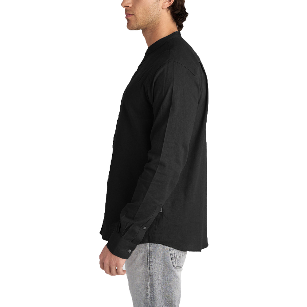 STAFF GALLERY Man Shirt Diver Long Sleeve 60%Linen 40%Cotton 61-010.053 2
