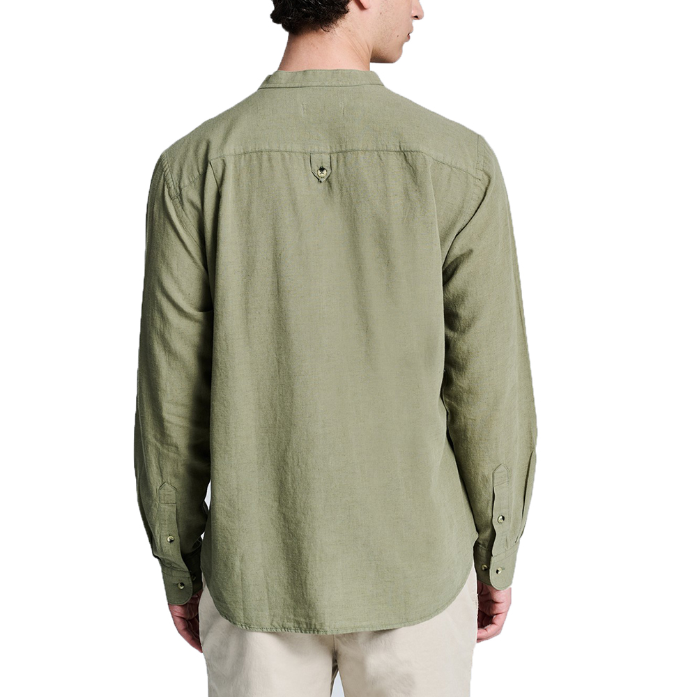 STAFF GALLERY Diver Man Longsleeve Shirt 70% Co 30%Lin 3