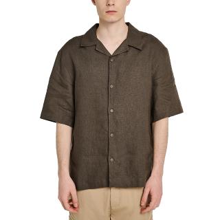 STAFF GALLERY Ron Man Shirt Linen Short Sleeve 30%Linen 70%Co 61-202.055