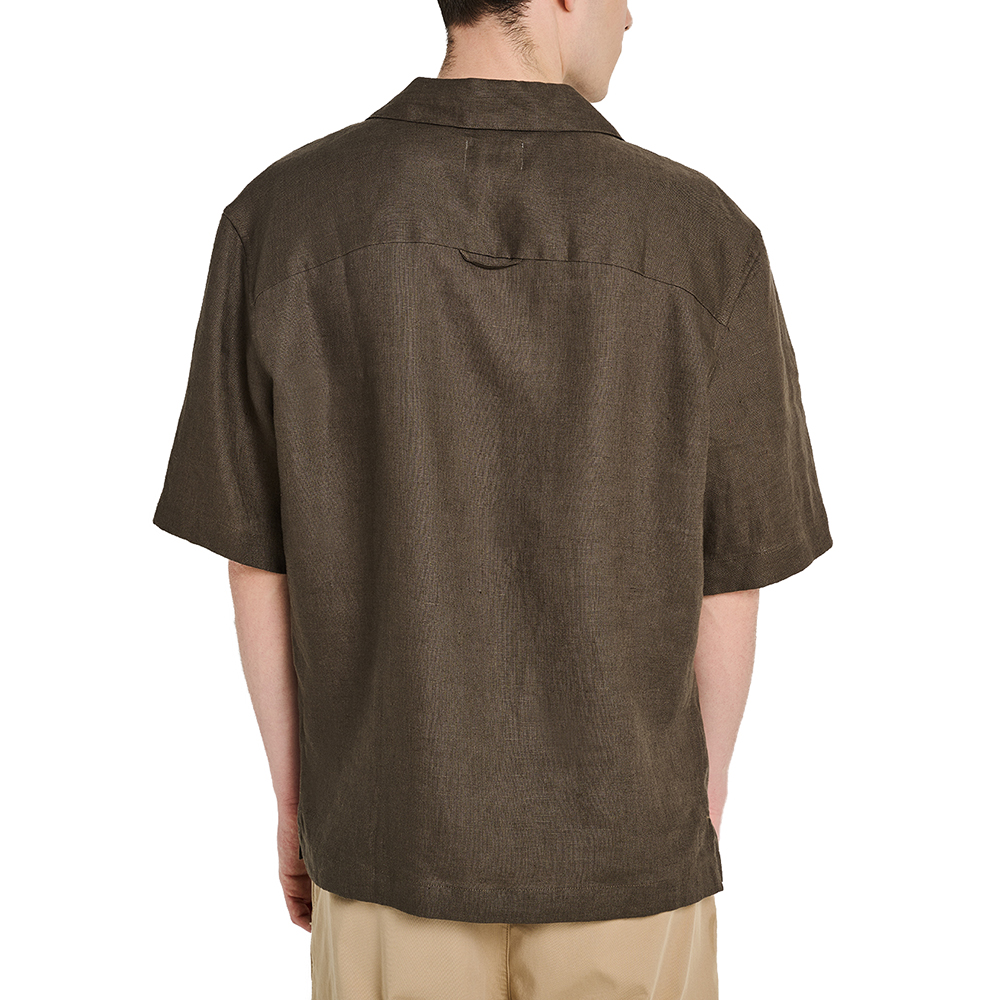 STAFF GALLERY Ron Man Shirt Linen Short Sleeve 30%Linen 70%Co 61-202.055 3