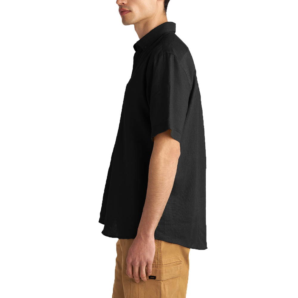 STAFF GALLERY Man Shirt Darrel Short Sleeve  60%Linen 40%Cotton 61-203.053 2