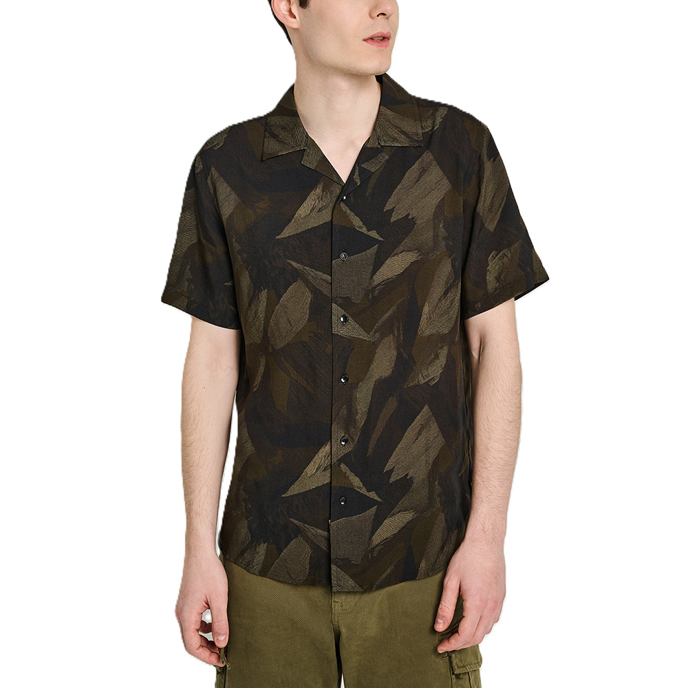 STAFF GALLERY James Man Shirt Short Sleeve 100%Viscose 61-211.055 1
