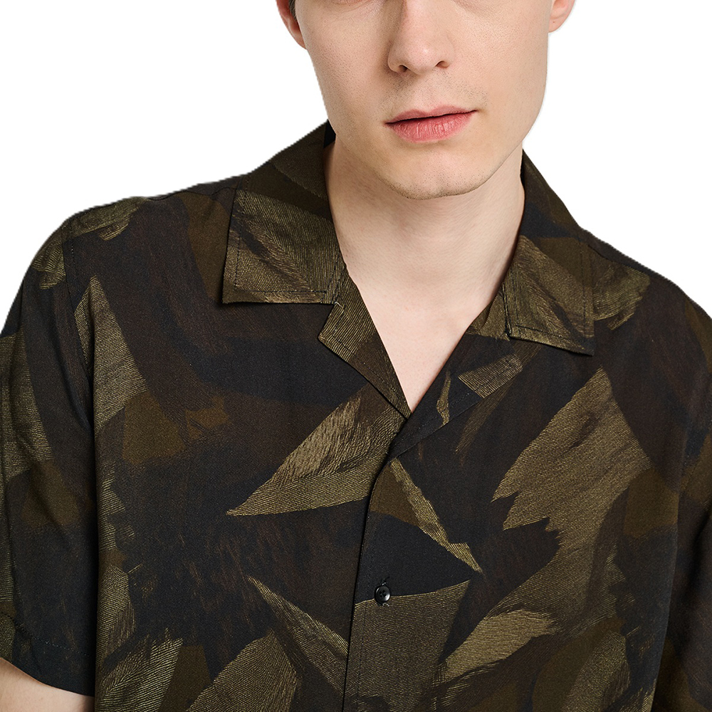 STAFF GALLERY James Man Shirt Short Sleeve 100%Viscose 61-211.055 2