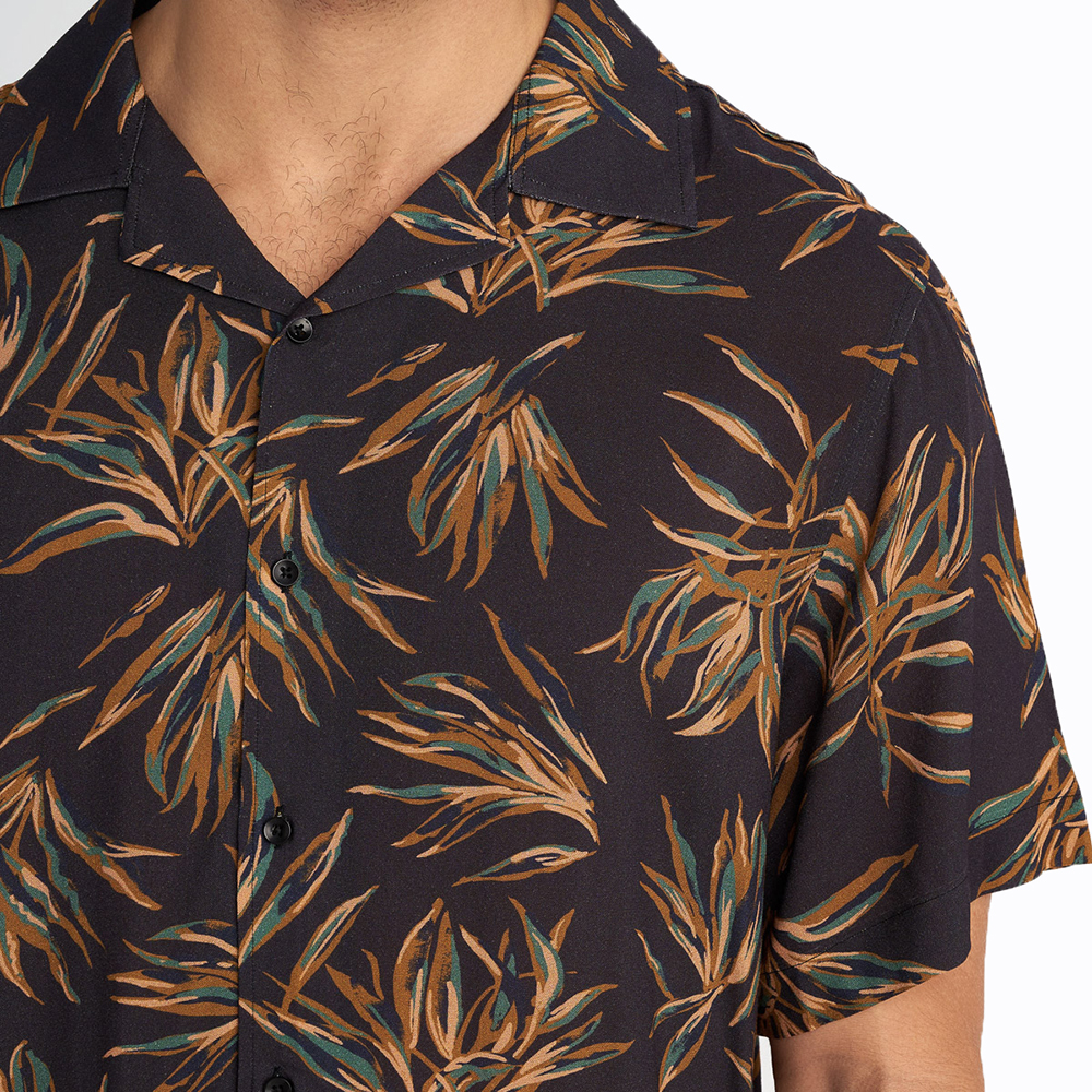 STAFF GALLERY Man Shirt Troy Short Sleeve  100% Viscoze 61-216.053 2