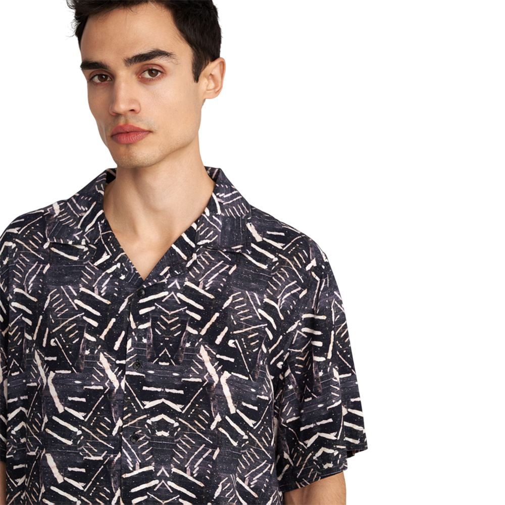 STAFF GALLERY Man Shirt Jacob Short Sleeve  100% Viscoze 61-221.053 2