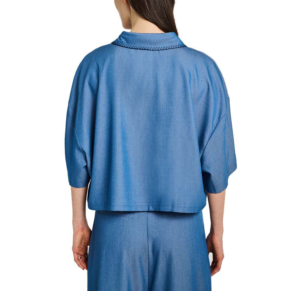 STAFF GALLERY Brianna Short Sleeve Shirt 57% Pol40%Visc 3%Span 62-202.055 3