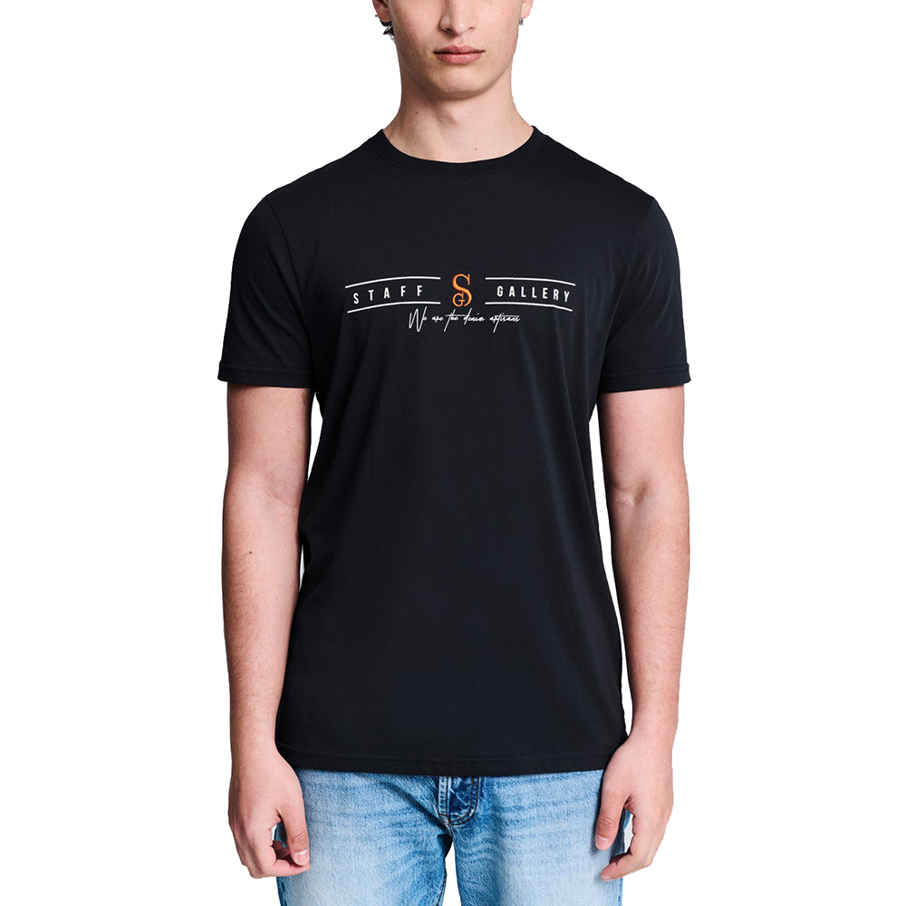 STAFF GALLERY Man T-Shirt Short Sleeve 100% Co 1