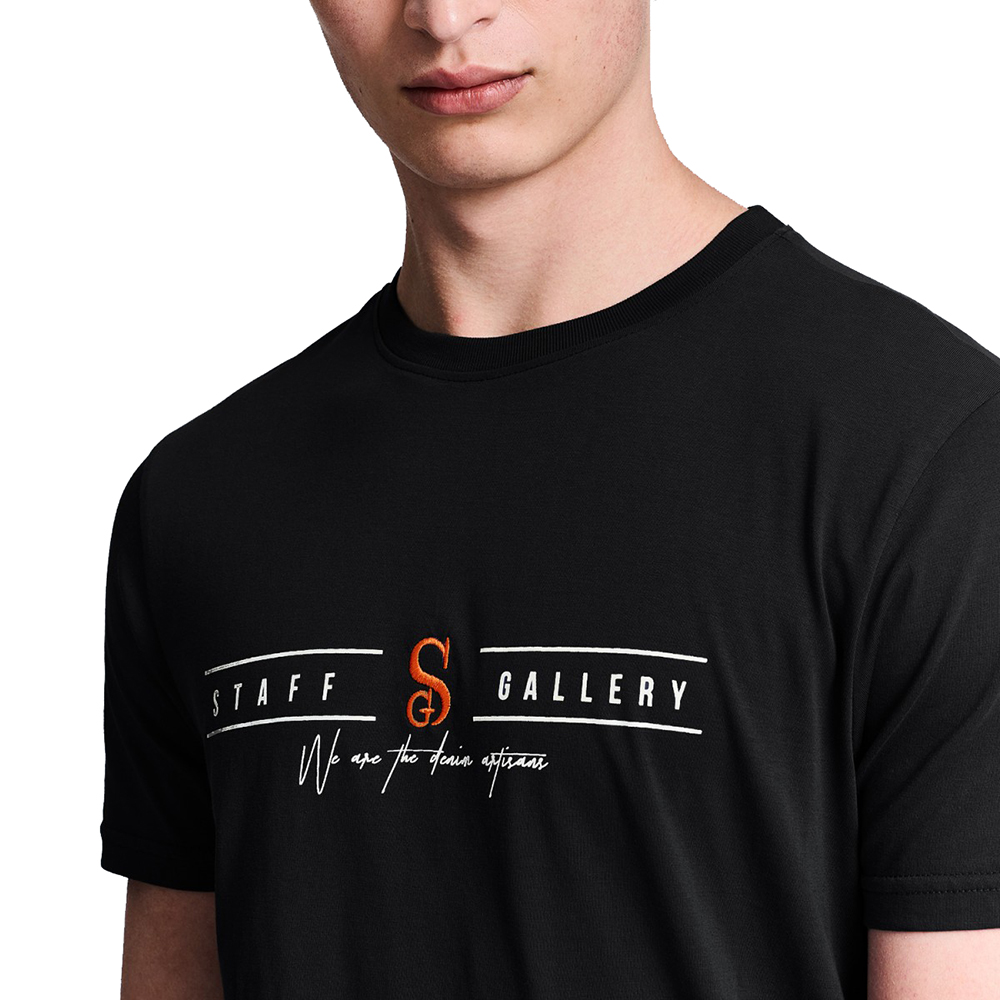 STAFF GALLERY Man T-Shirt Short Sleeve 100% Co 3