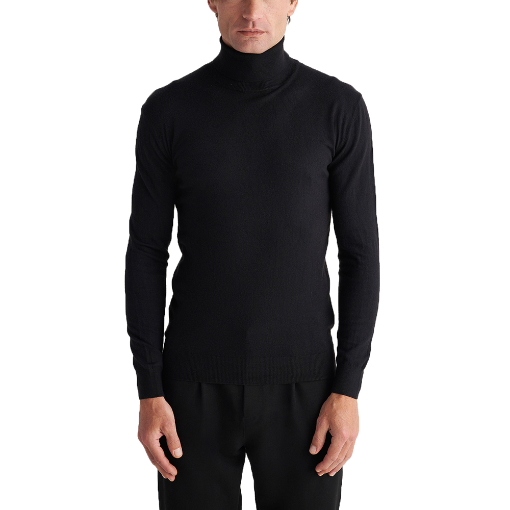 STAFF GALLERY Frank Man Turtleneck Knit 33% Co 67% Tencel 64-204.052 1