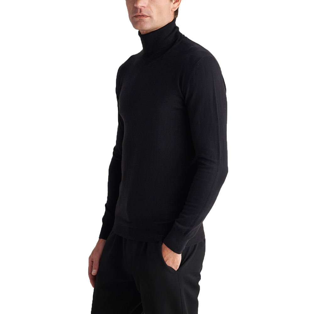 STAFF GALLERY Frank Man Turtleneck Knit 33% Co 67% Tencel 64-204.052 2