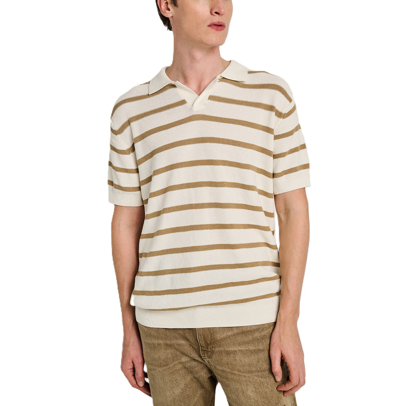 STAFF GALLERY Abbot Man Knit Polo 100%Co 64-205.055 1