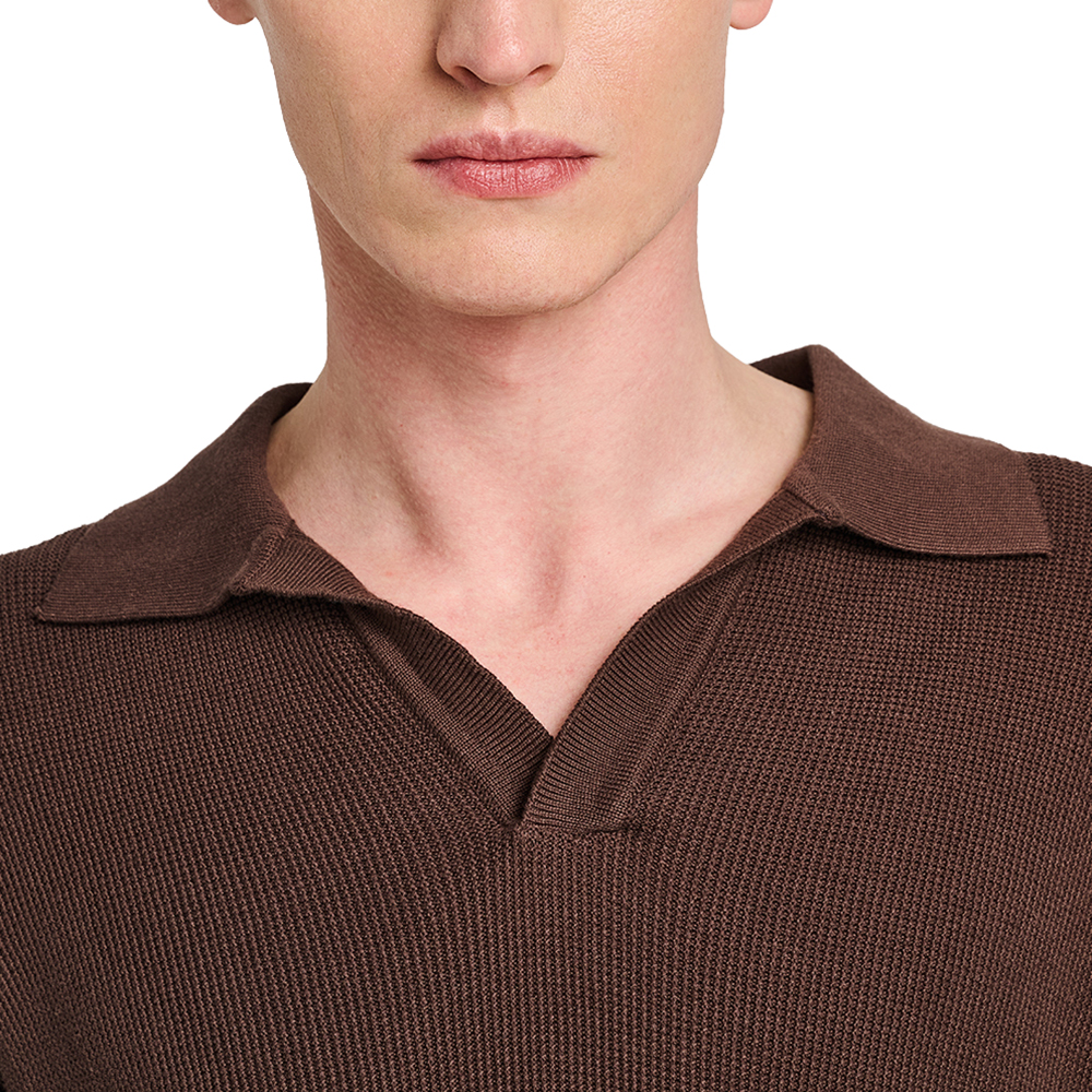 STAFF GALLERY Soren Man Knit Polo 100%Co 64-206.055 2