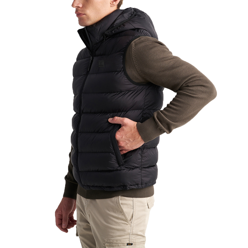 STAFF GALLERY Taylor  Man Sleevless Puffer Jacket  100% Pol 66-102.052 2