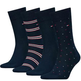 TOMMY HILFIGER TH MEN SOCK 4P TIN GIFTBOX STR 701224441