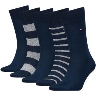 TOMMY HILFIGER TH MEN SOCK 5P GIFTBOX MOULINE 701224443