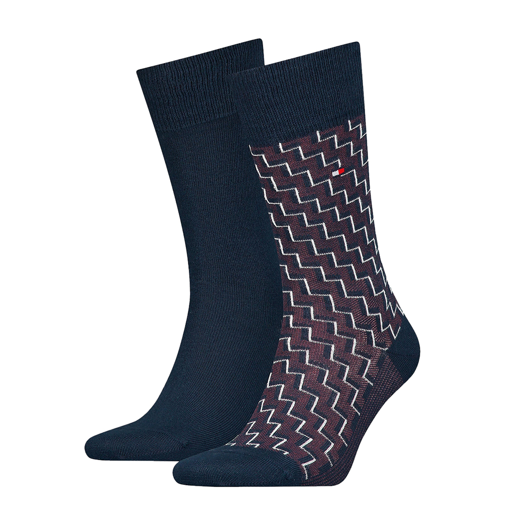 TOMMY HILFIGER TH MEN SOCK 2P GRAPHIC 701224904