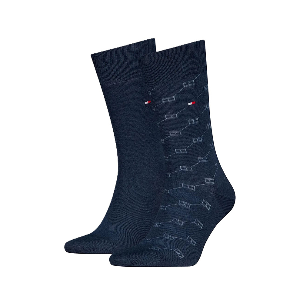 TOMMY HILFIGER MEN SOCK 2P FLAG AOP 701241991 1