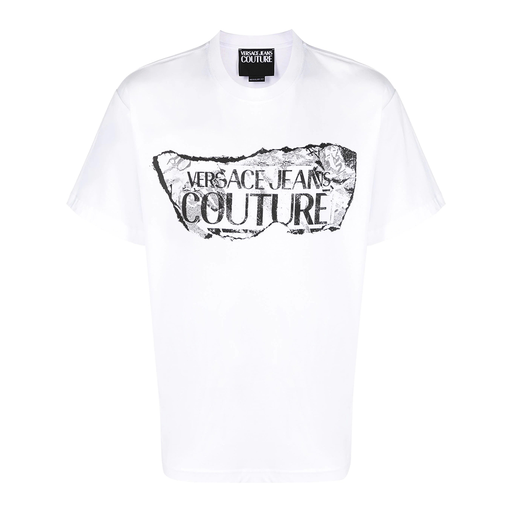 VERSACE JEANS COUTURE LOGO MAGAZINE   ΜΠΛΟΥΖΑ ΑΝΔΡΙΚΟ 76GAHE03CJ00E 1