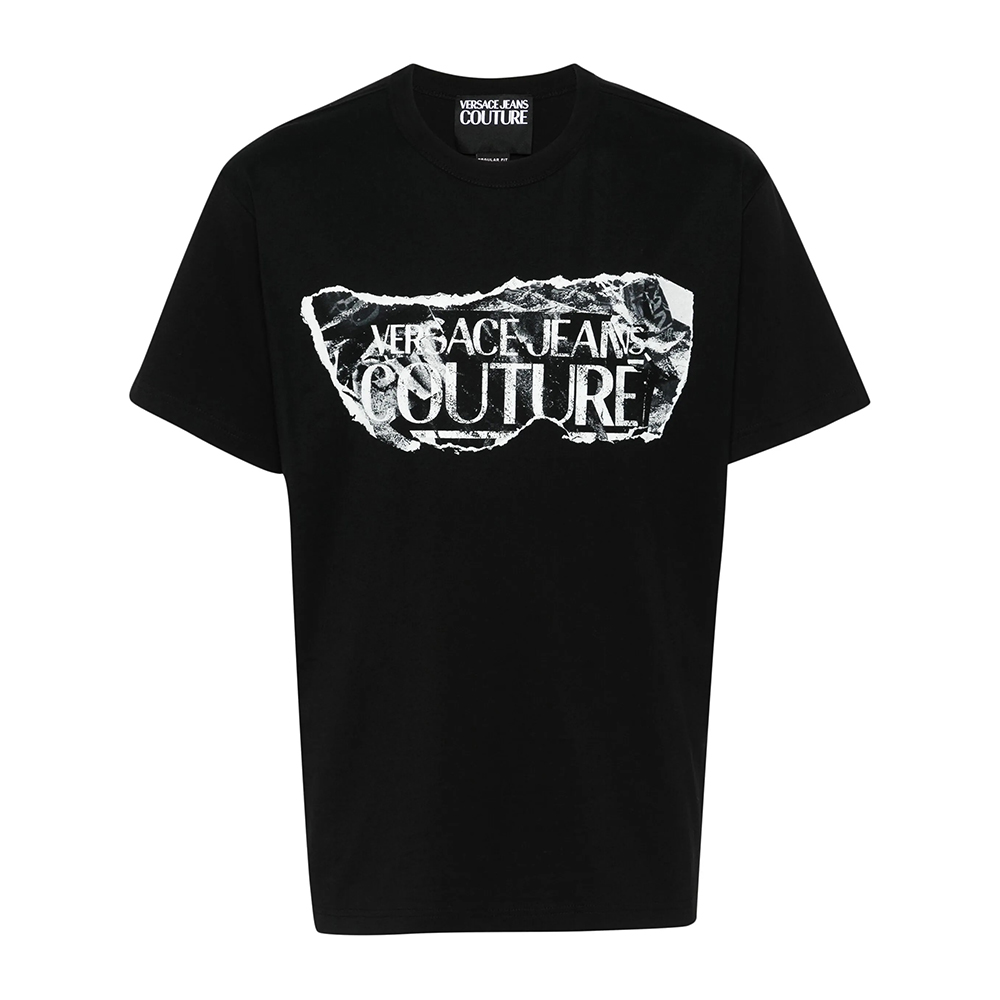 VERSACE JEANS COUTURE LOGO MAGAZINE   ΜΠΛΟΥΖΑ ΑΝΔΡΙΚΟ 76GAHE03CJ00E 1