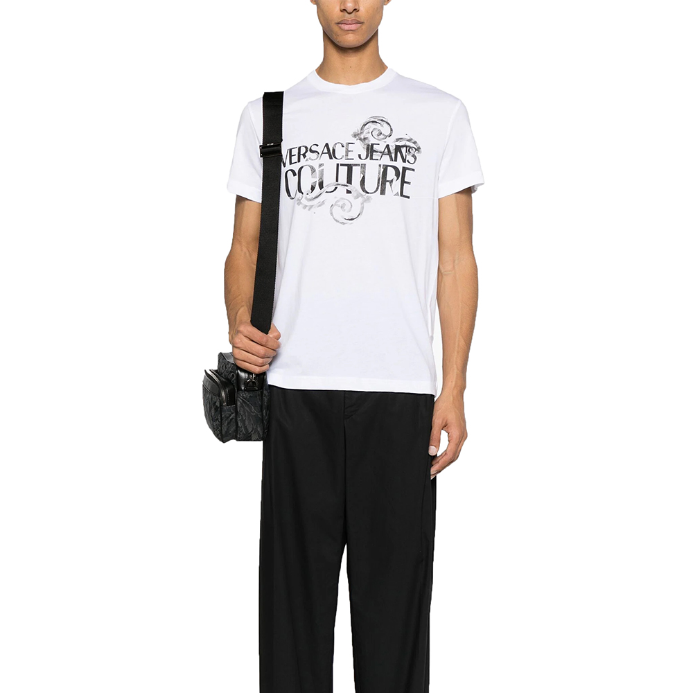 VERSACE JEANS COUTURE LOGO WATERCOLOR  ΜΠΛΟΥΖΑ ΑΝΔΡΙΚΟ 76GAHG00CJ00G 2