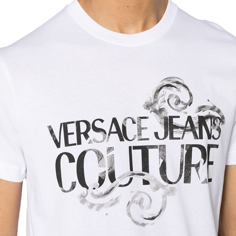 VERSACE JEANS COUTURE LOGO WATERCOLOR  ΜΠΛΟΥΖΑ ΑΝΔΡΙΚΟ 76GAHG00CJ00G 4