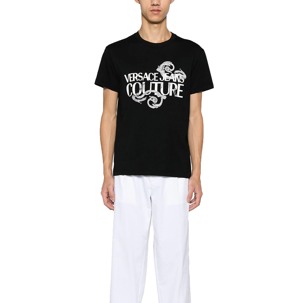 VERSACE JEANS COUTURE LOGO WATERCOLOR  ΜΠΛΟΥΖΑ ΑΝΔΡΙΚΟ 76GAHG00CJ00G 2