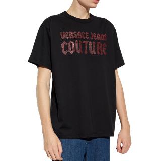 VERSACE JEANS COUTURE 77GAHL00CJ01L 77UP601 R LOGO GOTH STRASS ΜΠΛΟΥΖΑ ΑΝΔΡΙΚΟ