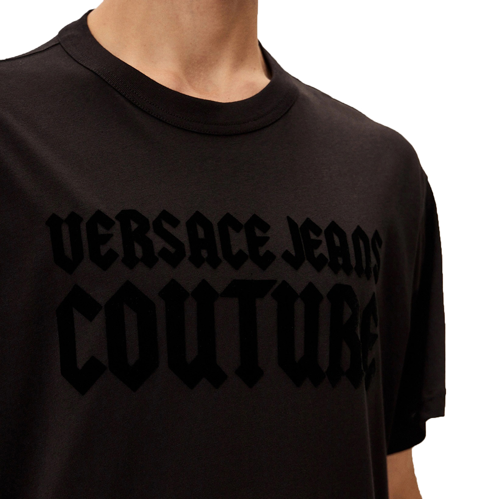 VERSACE JEANS COUTURE 77GAHL01CJ01L 77UP601 R LOGO GOTH FLOCK ΜΠΛΟΥΖΑ ΑΝΔΡΙΚΟ 3