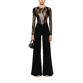 VERSACE JEANS COUTURE 77HAB506CDW00 77DP506 C SLIM WIDE LEG STELLA ΠΑΝΤΕΛΟΝΙ ΓΥΝΑΙΚΕΙΟ