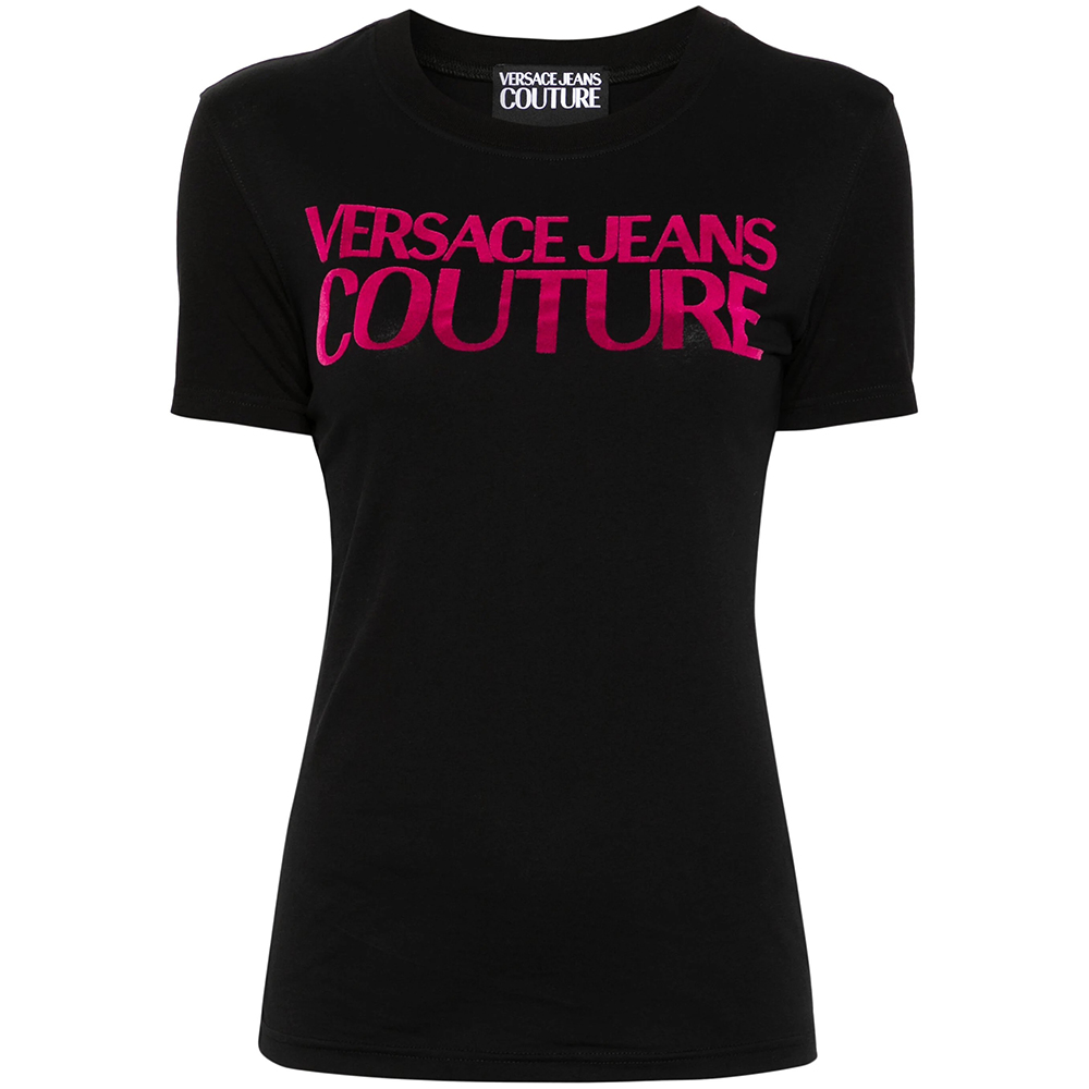 VERSACE JEANS COUTURE 77HAHL01CJ02L 77DP608 S IST.LOGO FLOCK ΜΠΛΟΥΖΑ ΓΥΝΑΙΚΕΙΟ 4