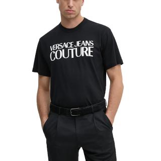 VERSACE JEANS COUTURE 78GAHE05CJ00E 78UP601 R LOGO INST PATENT RUBBER  ΜΠΛΟΥΖΑ ΑΝΔΡΙΚΟ 78GAHE05CJ00E
