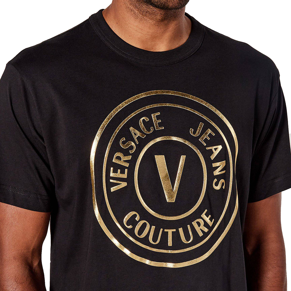 VERSACE JEANS COUTURE 79GAHT01CJ00T 79UP601 R V-EMBLEM BIG FOIL  ΠΟΥΚΑΜΙΣΟ ΑΝΔΡΙΚΟ 3