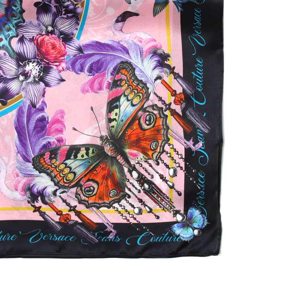 VERSACE JEANS COUTURE 79HA7H01ZG405 FOULARD 70X70 H. X L. FOULARD 70 CM X 70 CM ΑΞΕΣΟΥΑΡ ΓΥΝΑΙΚΕΙΟ 3