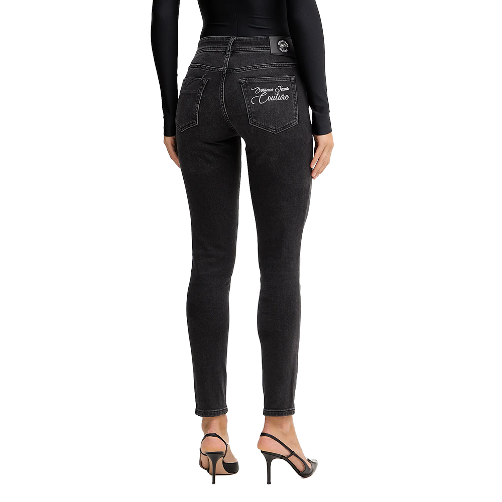 VERSACE JEANS COUTURE 79HAB5K2CDWRC SKINNY CRYSTAL VJC LOGO ΠΑΝΤΕΛΟΝΙ ΓΥΝΑΙΚΕΙΟ 2