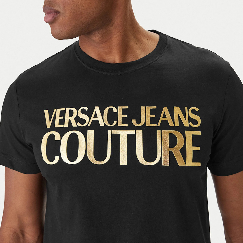 VERSACE JEANS COUTURE 80GAHT00CJ00T 80UP600 S LOGO IST. FOIL  ΜΠΛΟΥΖΑ ΑΝΔΡΙΚΟ 3