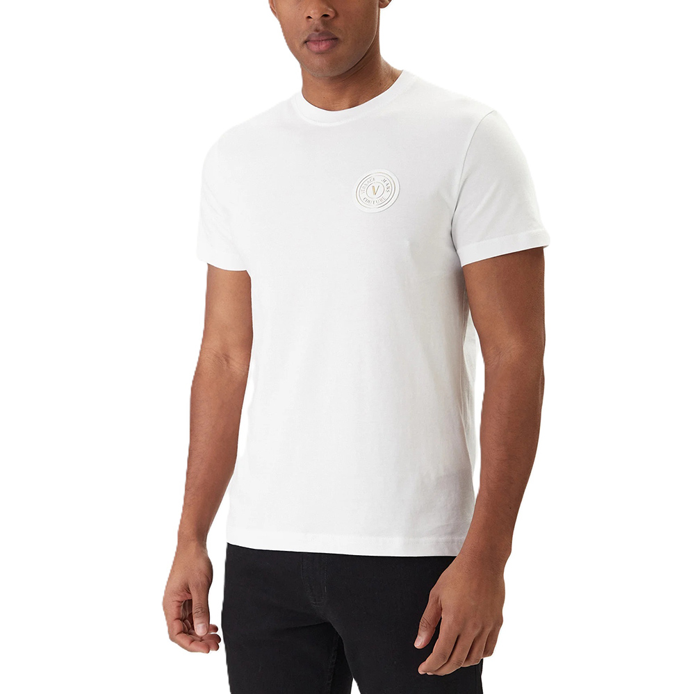 VERSACE JEANS COUTURE 80GAHT03CJ00T 80UP600 S V-EMBLEM PATCH  ΜΠΛΟΥΖΑ ΑΝΔΡΙΚΟ 1