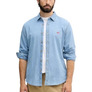 LEVI'S LS BATTERY HM SHIRT SLIM LIGHT INDIGO - FLAT FINISH 86625