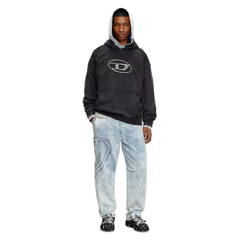 DIESEL S-BOXT-HOOD-Q7 SWEAT-SHIRT A152670TJAZ 3