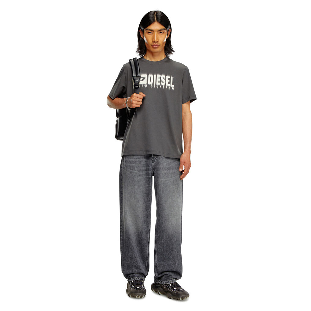DIESEL T-ADJUST-Q7 T-SHIRT A153980GRAI 3