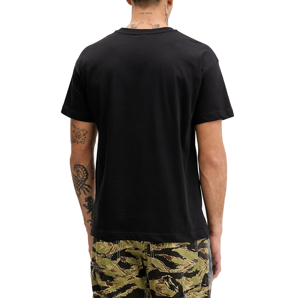 DIESEL T-NORM-T6 T-SHIRT A194360PLAT 2