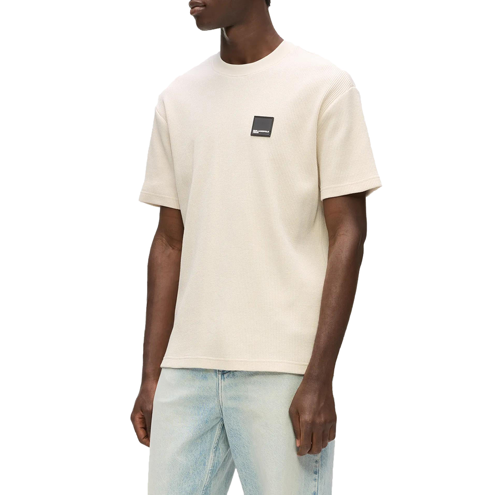 KARL LAGERFELD KLJ REG SS WAFFLE TEE A1M17049 1