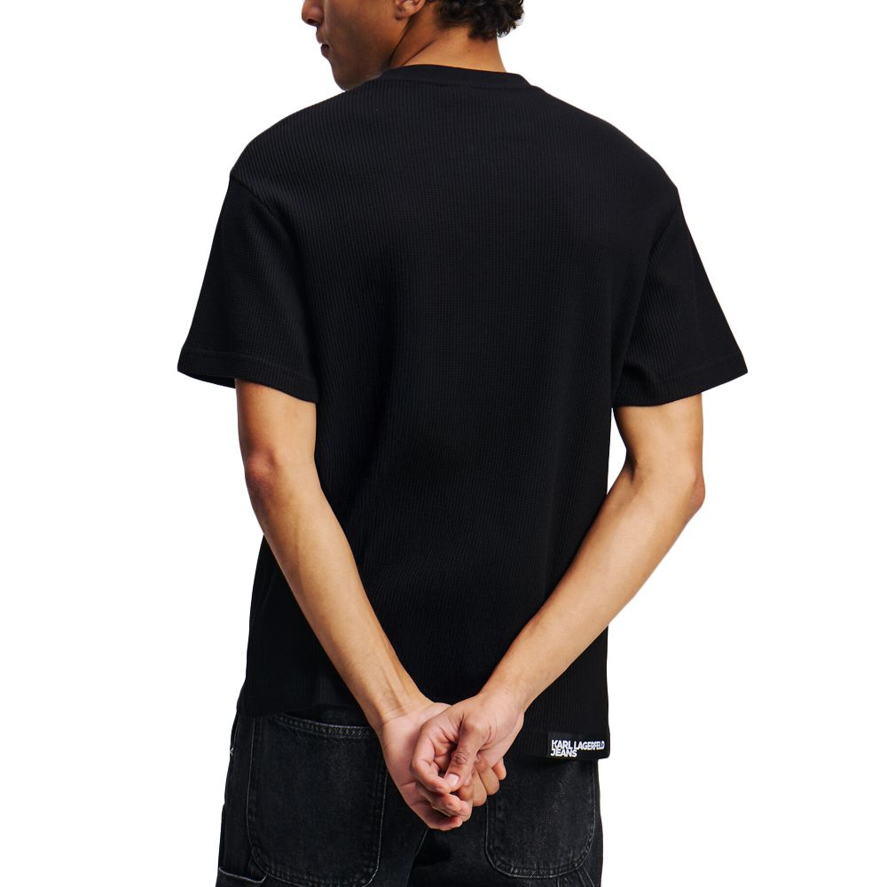KARL LAGERFELD KLJ REG SS WAFFLE TEE A1M17049 2