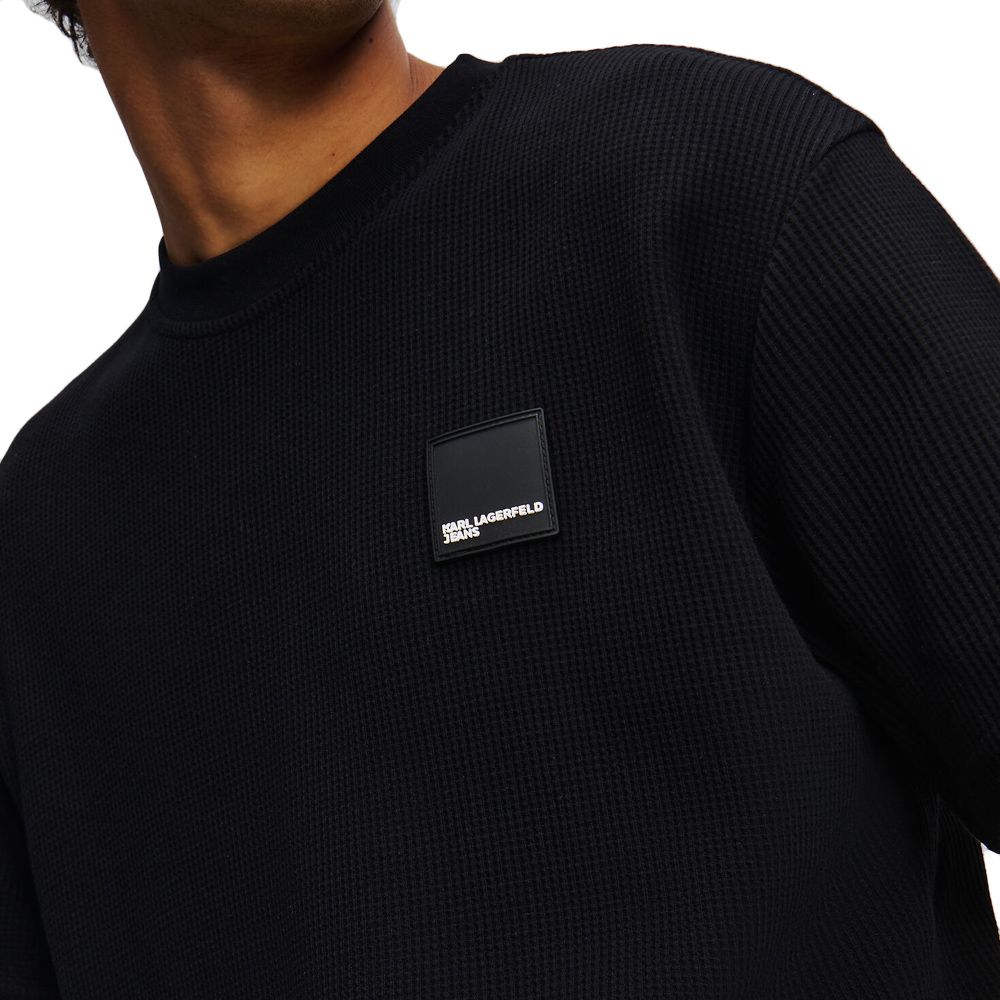 KARL LAGERFELD KLJ REG SS WAFFLE TEE A1M17049 3