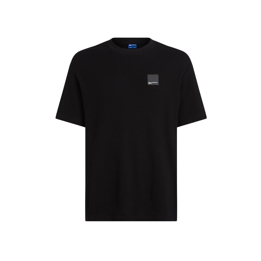 KARL LAGERFELD KLJ REG SS WAFFLE TEE A1M17049 4