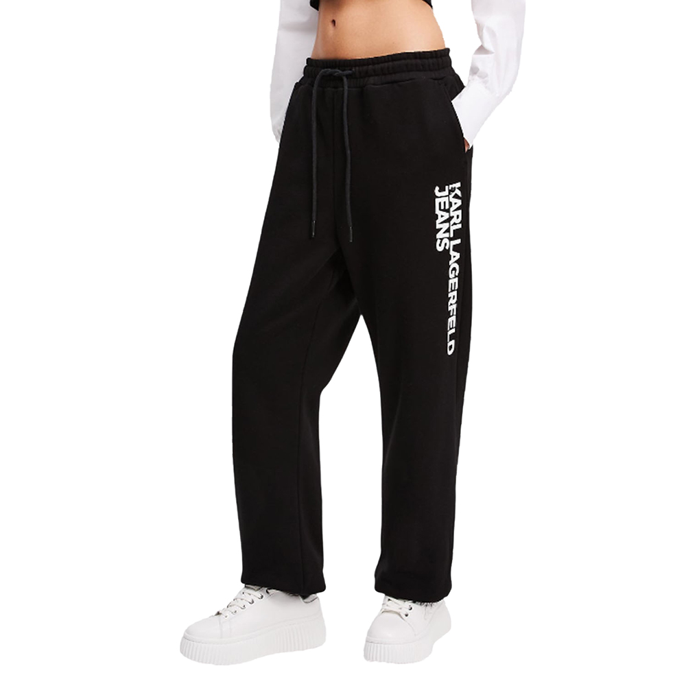 KARL LAGERFELD TEXT LOGO SLIM SWEATPANT A1W10058 1