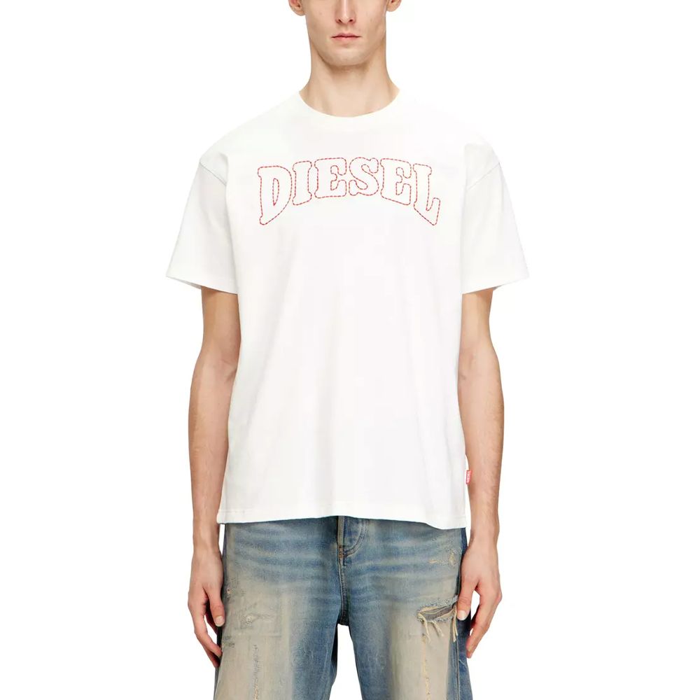 DIESEL T-NORM-V10 T-SHIRT A209770PLAT 1